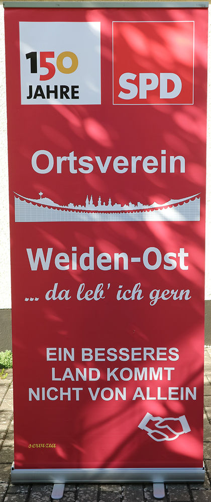 SPD Ortsverein Weiden-Ost Banner
