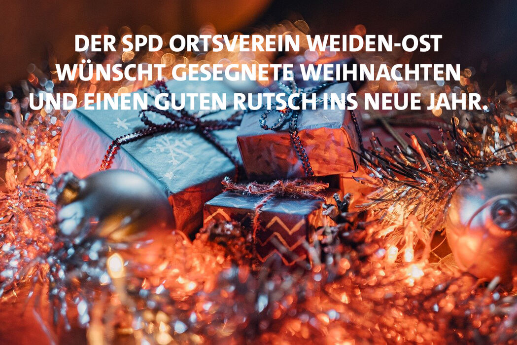 SPD Ortsverein Weiden-Ost Weihnachtsgrüße